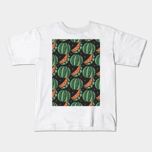 Watermelon Tropical Fruit Kids T-Shirt